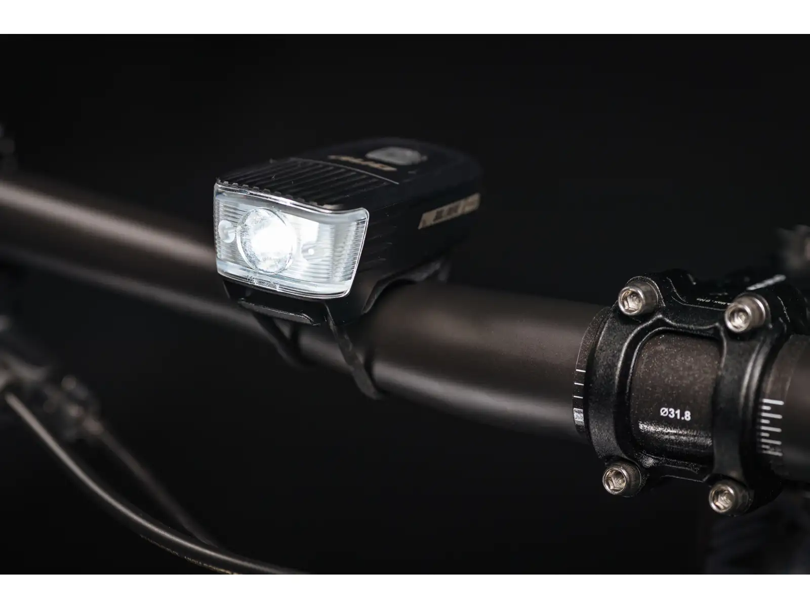 One Bikeparts F.Light 50 Licht black/grey