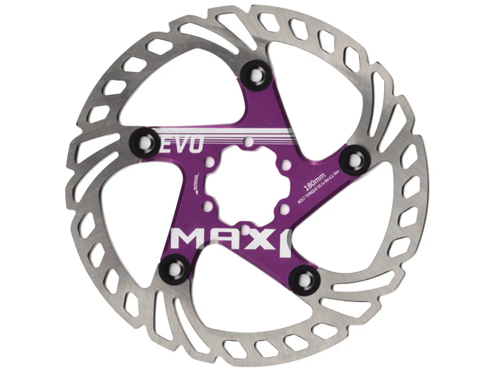 MAX1 Evo Bremsscheibe 180 mm lila
