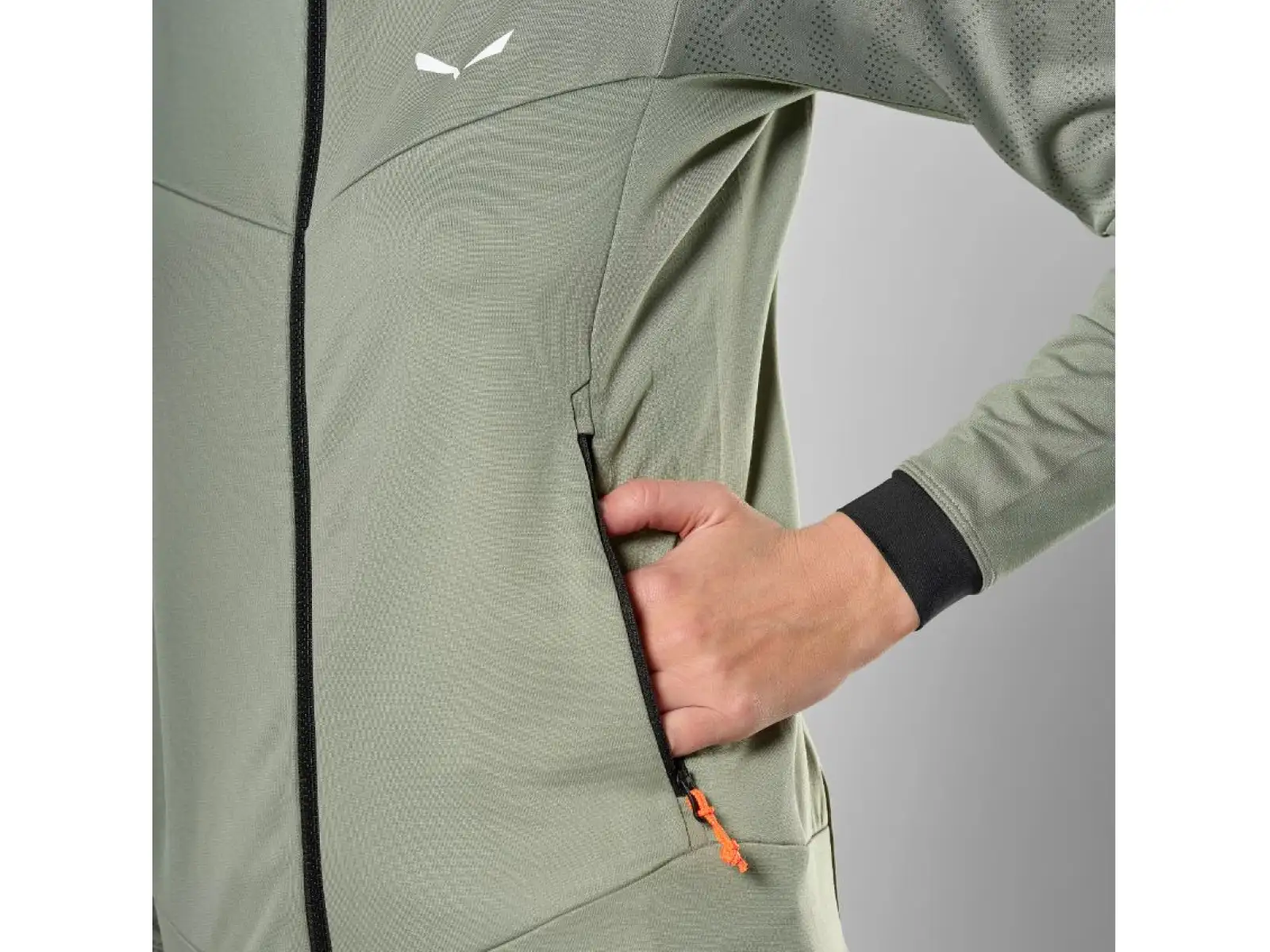 Salewa Sella Crevasse Hooded Damen Fleecejacke Zephyr