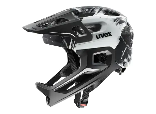 Uvex React JR Fullface MTB Helm White Matt