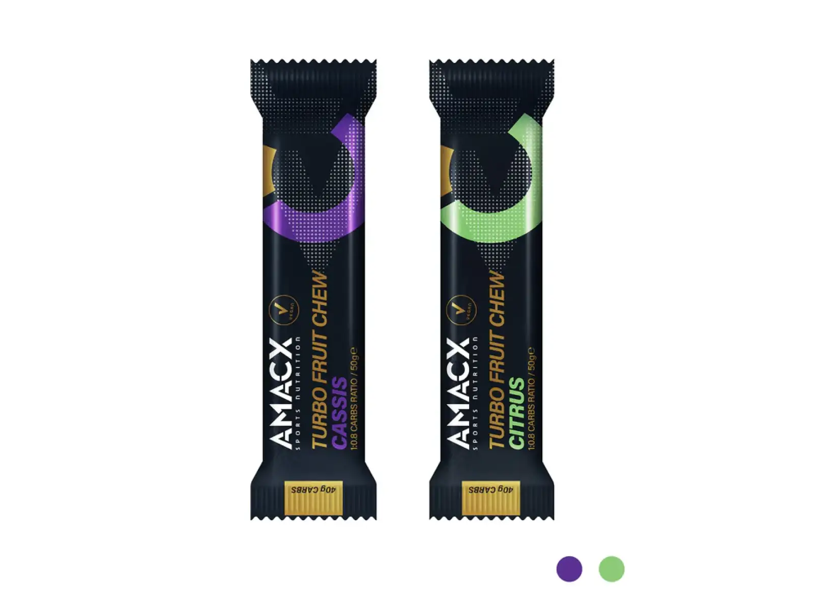 Amacx Turbo Fruit Chew Energie Kaugummi Citrus - 50 g