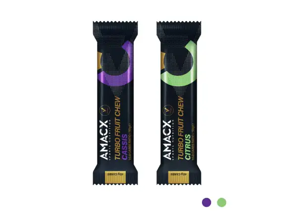 Amacx Turbo Fruit Chew Energie Kaugummi Citrus - 50 g