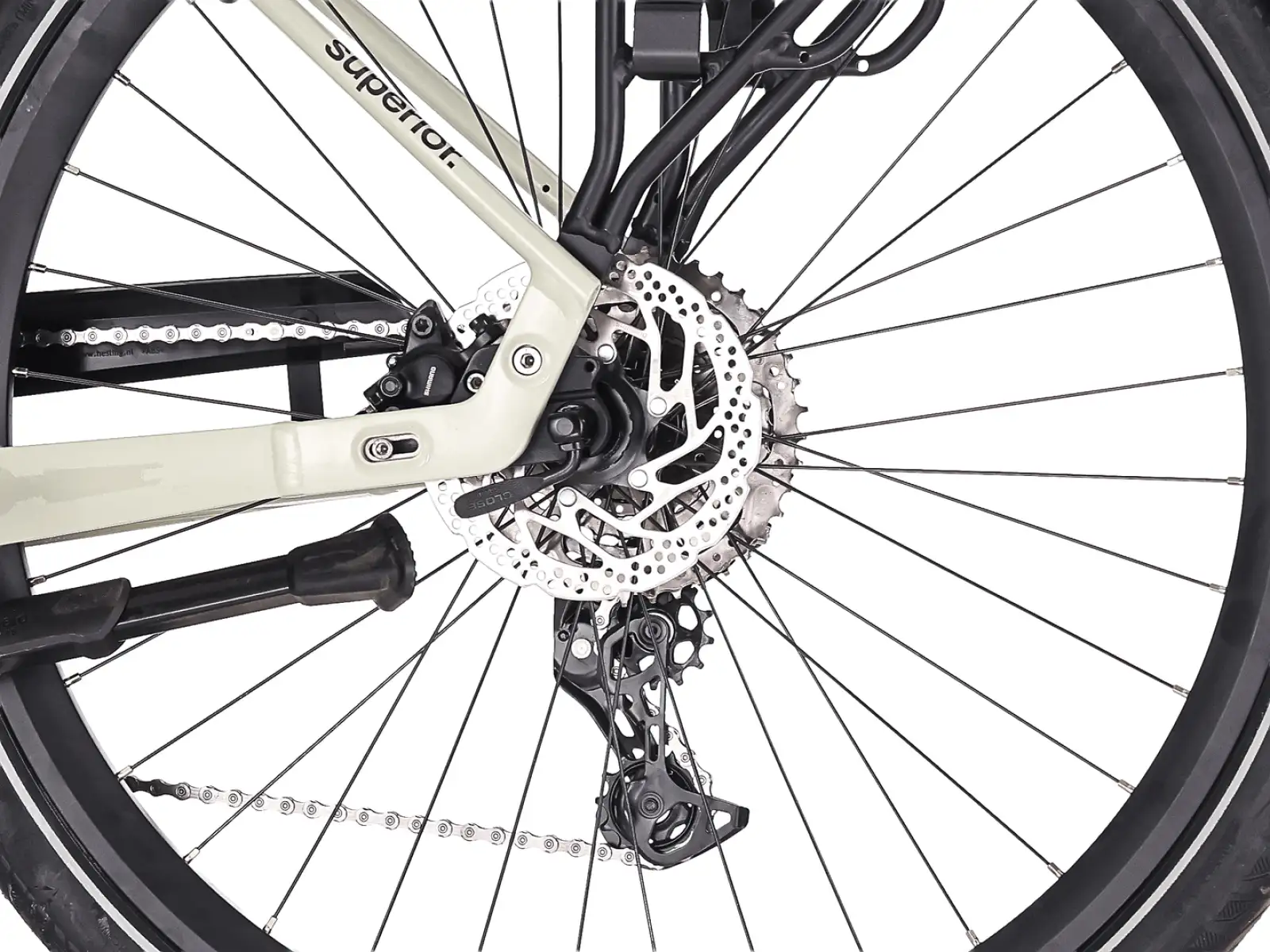 Superior eWAY 6.4 Stadt-E-Bike Gloss Soft Green
