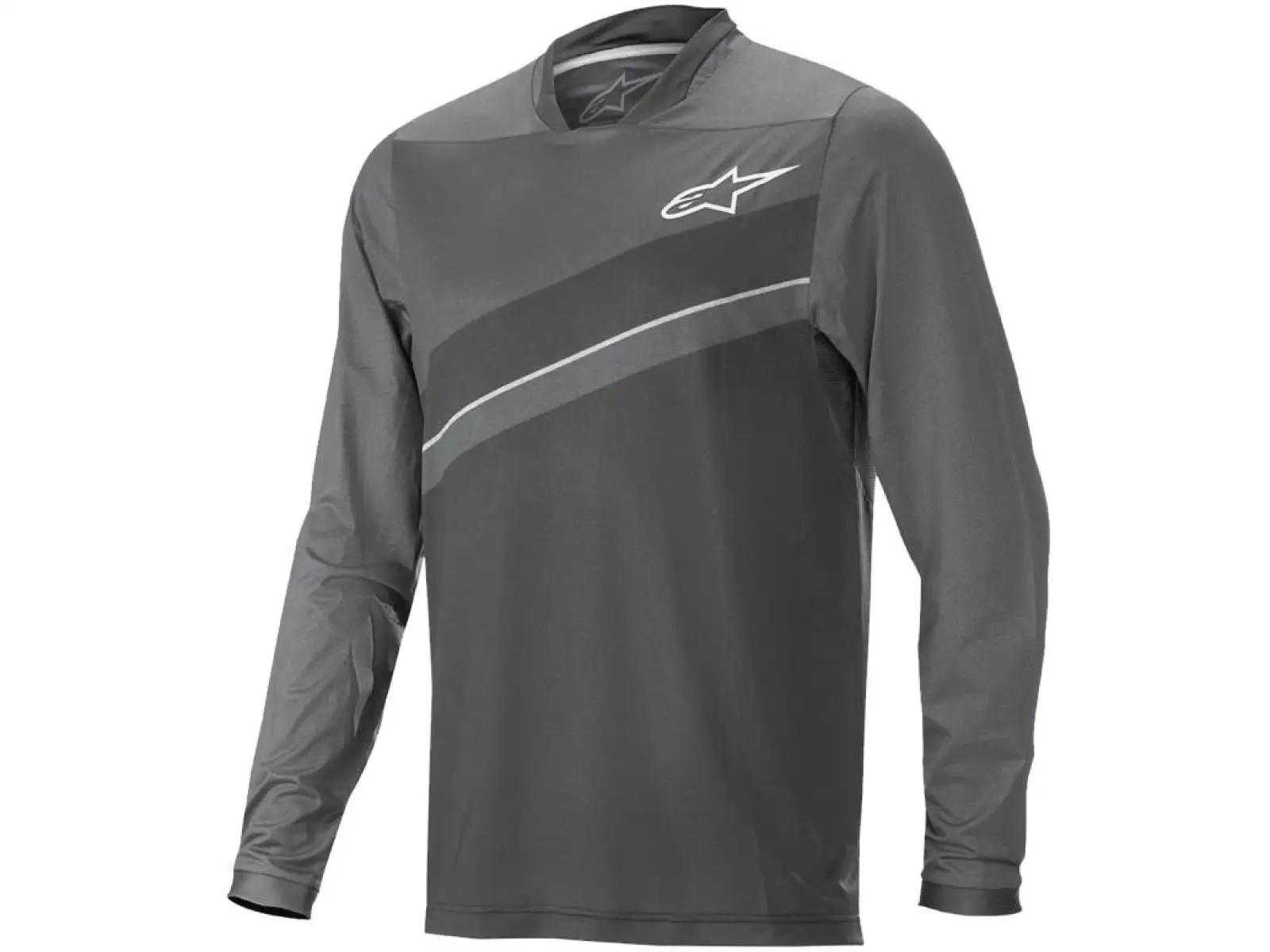 Alpinestars ALPS 8.0 LS Trikot Herren Langarm Dunkler Schatten/Schwarz