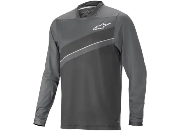 Alpinestars ALPS 8.0 LS Trikot Herren Langarm Dunkler Schatten/Schwarz