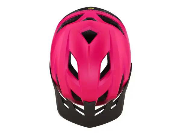 Troy Lee Designs Flowline MIPS Helm Orbit Magenta/Black.