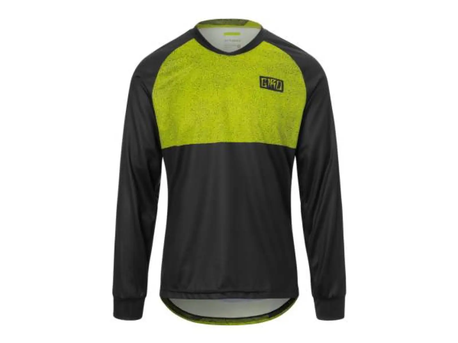 Giro Roust Herrentrikot langarm Lime Breakdown