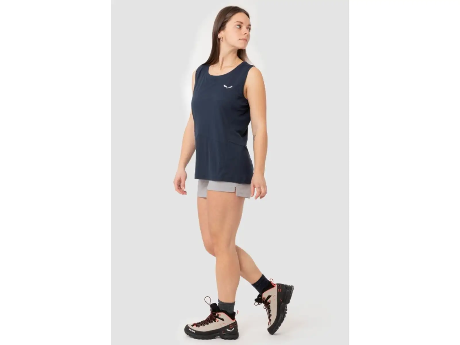 Salewa Puez Sporty Dry Damen-Top Morning Blue
