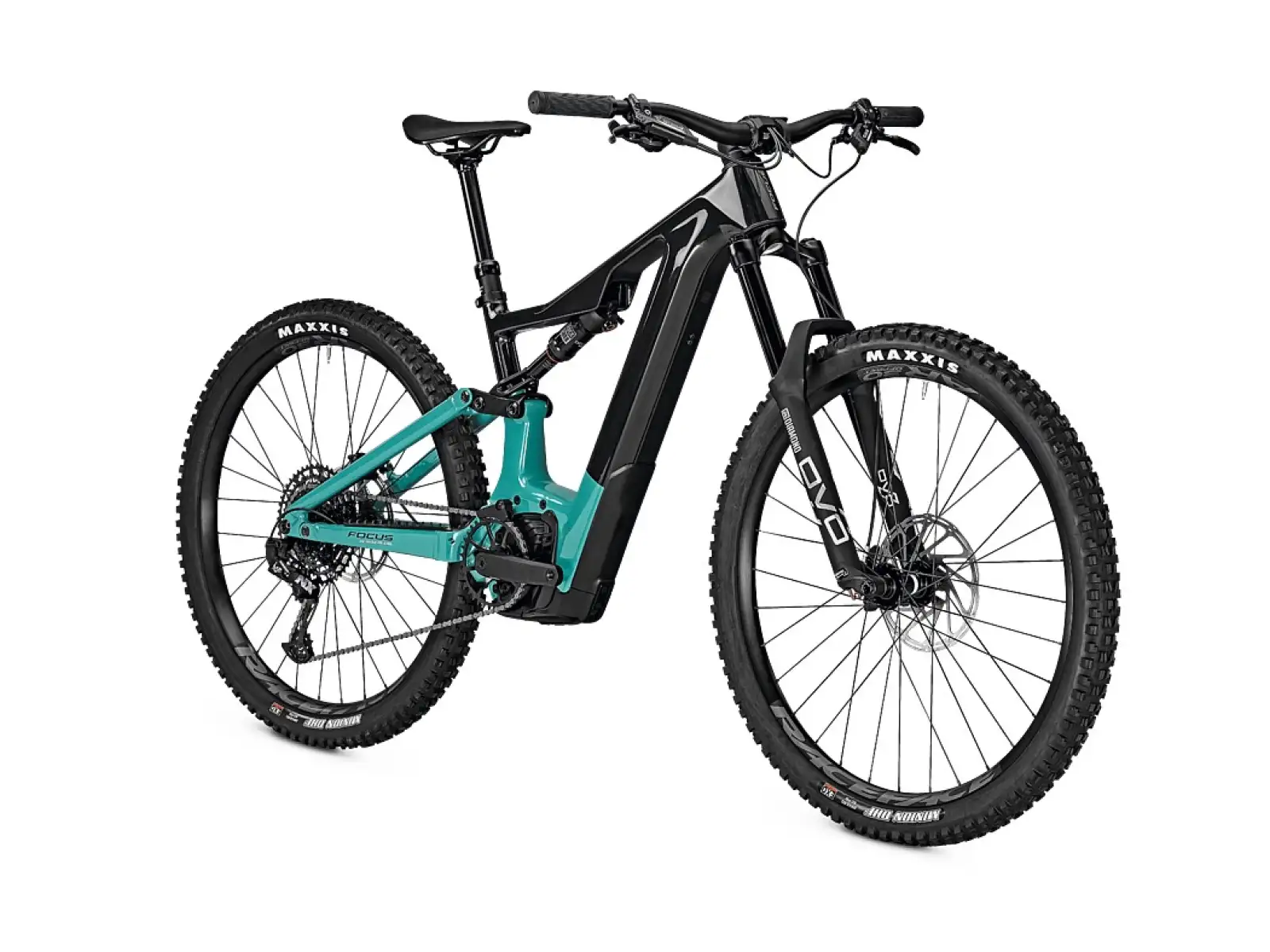 Focus Jam2 8.7 DI 625Wh E-Mountainbike Carbon Raw Glossy / Bluegreen Glossy