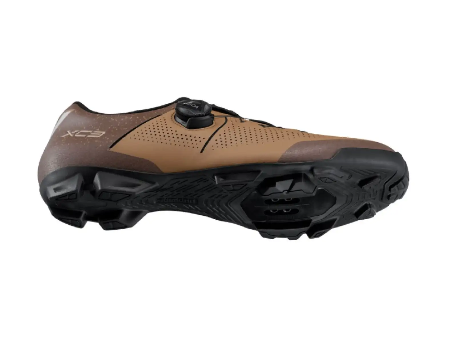Shimano SH-XC302 breite Herren MTB Schuhe braun