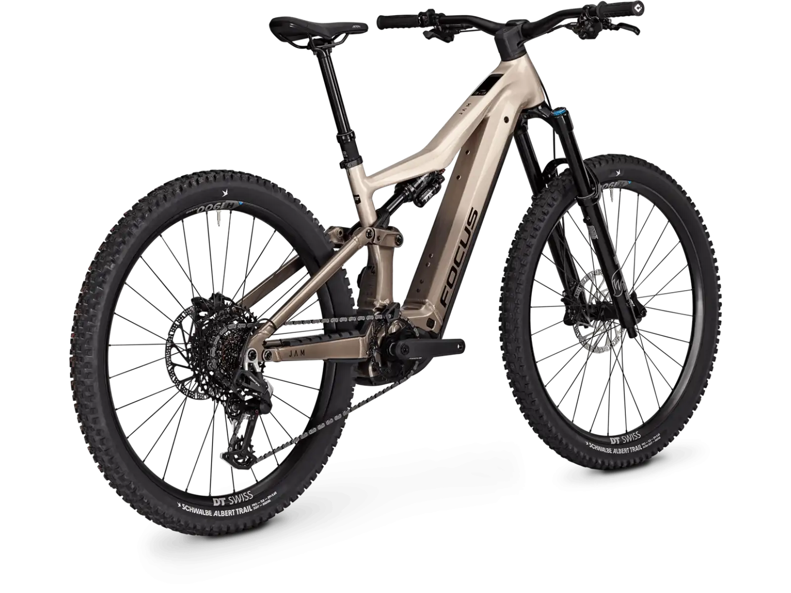Focus JAM 9 800Wh vollgefedertes E-Bike Adamantsilver / Crystalgrey