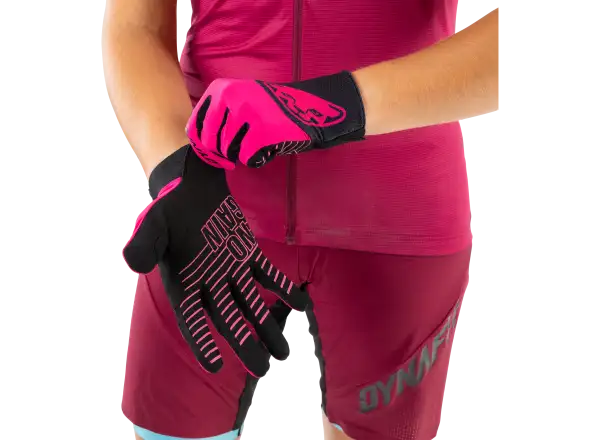 Dynafit Ride Gloves Fahrradhandschuhe Flamingo