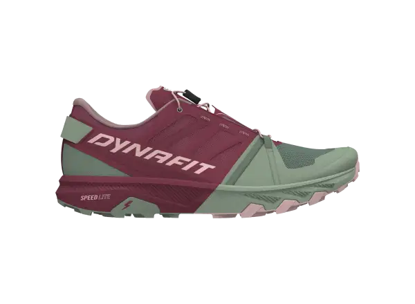Dynafit Alpine Pro 2 Damen-Laufschuhe Salbei/Burgund.