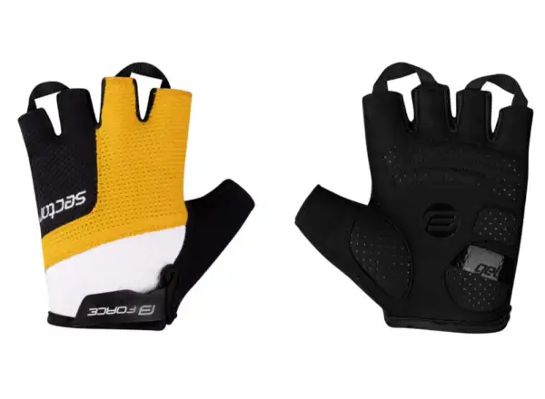 Force Sector Unisex Gel-Handschuhe Schwarz/Gelb
