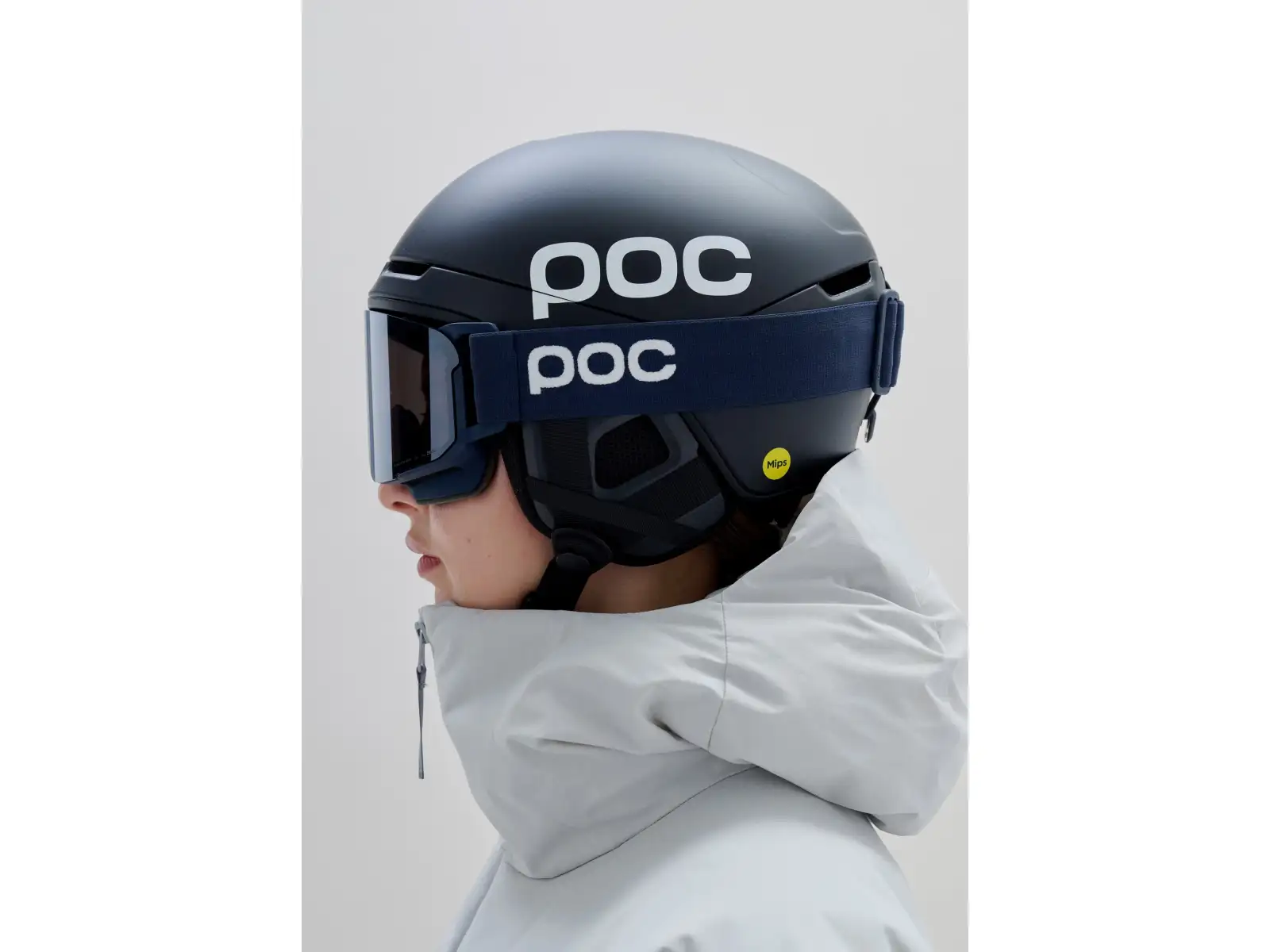 POC Nexal Mid Skibrille Apatite Navy/Partly Sunny Navy Blue