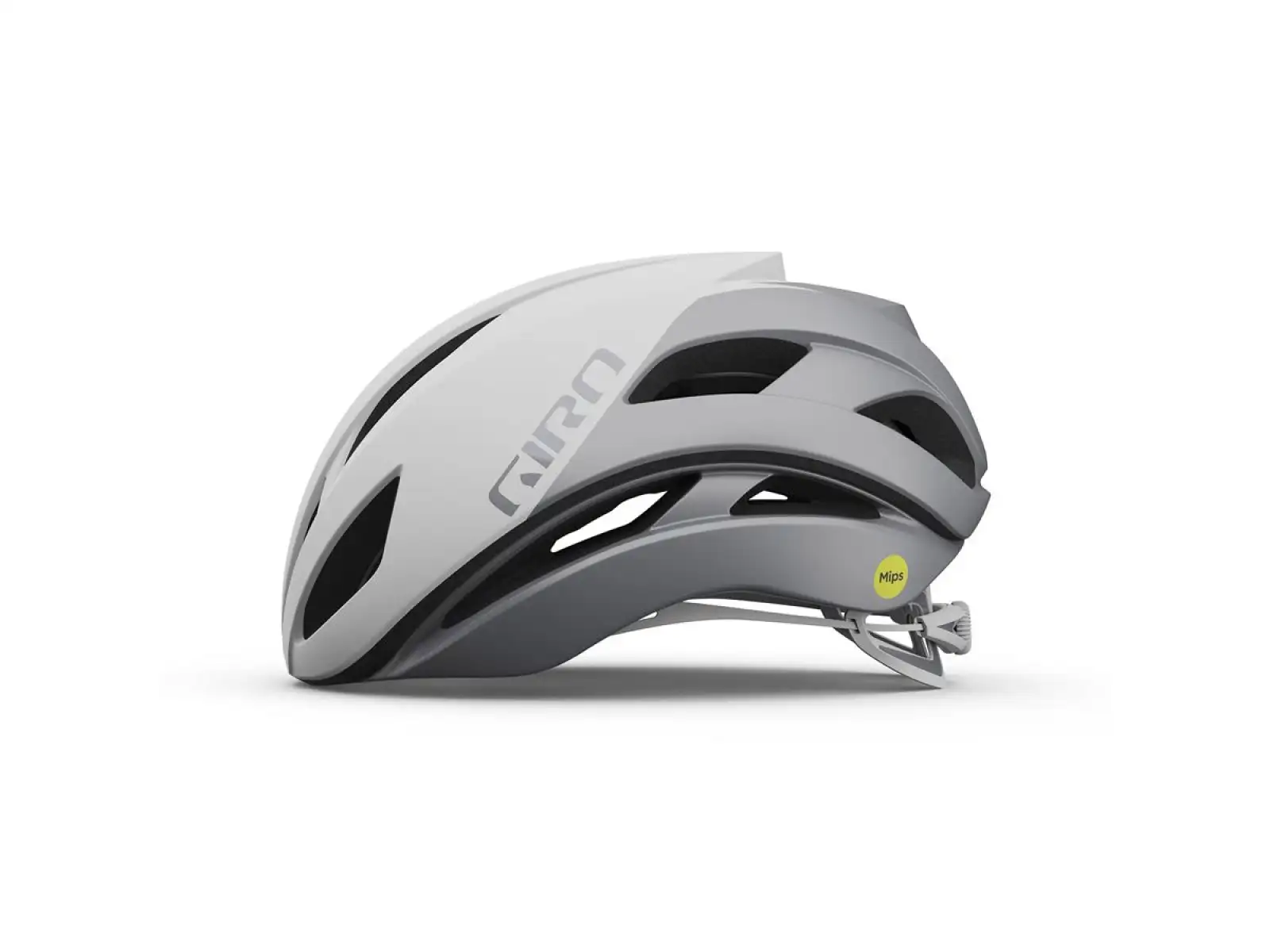 Giro Eclipse Spherical MIPS Rennradhelm Mat Weiß/Silber