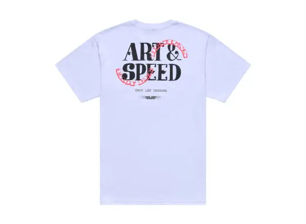 Troy Lee Designs Herren T-Shirt Pink Slips White