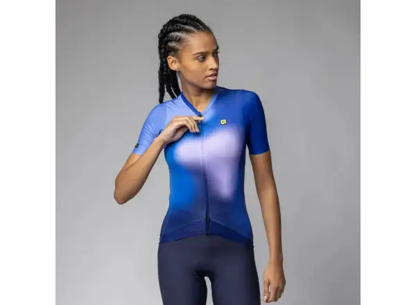 Alé PR-E Flash Damen Trikot Kurzärmlig Blau