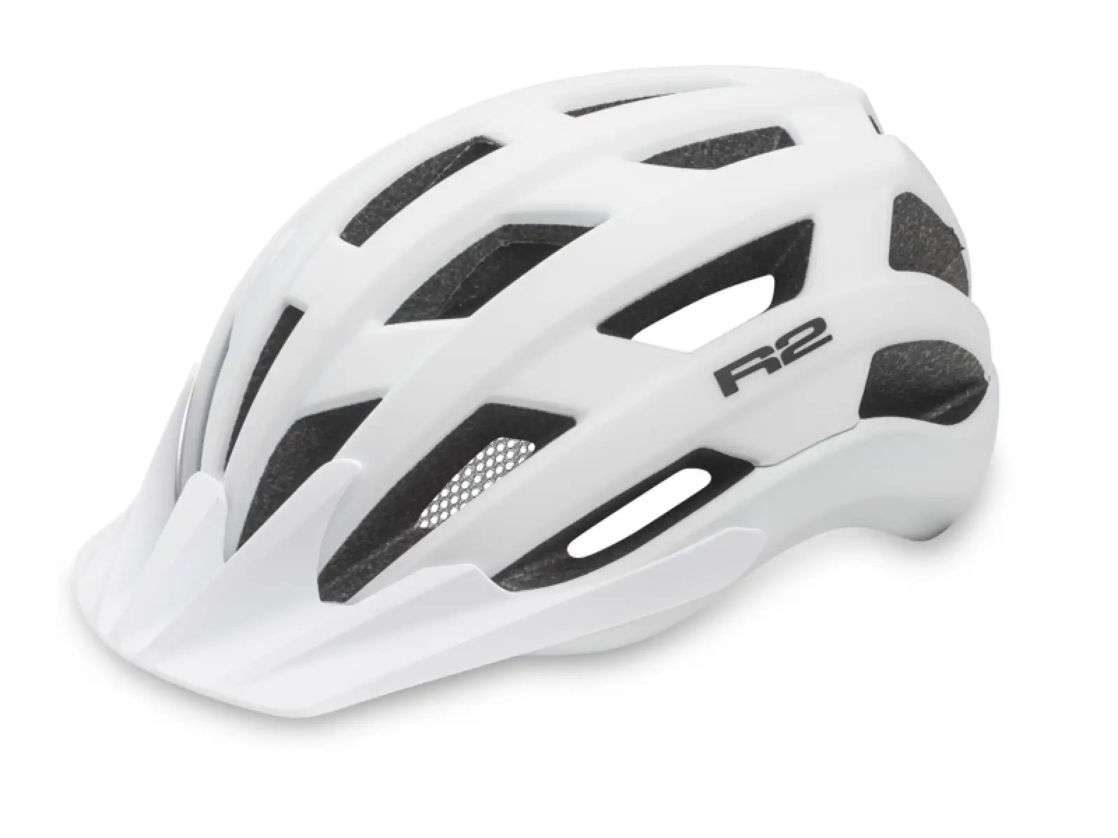 R2 Explorer Fahrradhelm weiß matt
