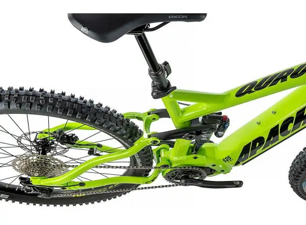 Apache Quruk 5 Vollgefedertes E-Bike (Bosch CX 625 Wh) Acid Green
