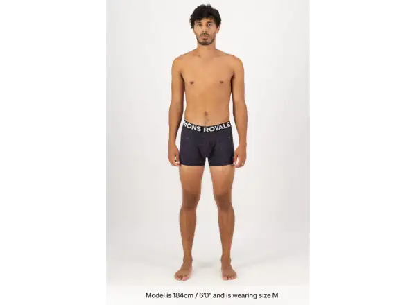 Mons Royale Hold Em Shorty Merino Boxer Herrenunterwäsche Cosmic
