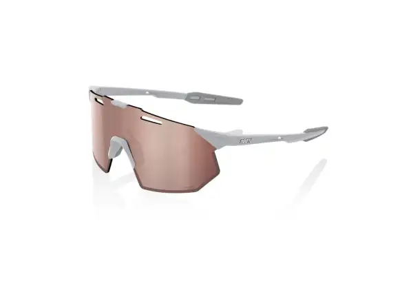 100% Hypercraft SQ Brille Matte Stone Grey/HiPER Crimson Silver Mirror