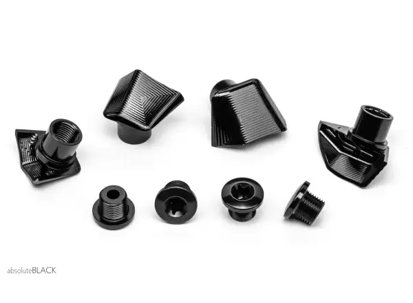 Absolute Black Kettenblattschrauben und Muttern Ultegra 8000 Schwarz
