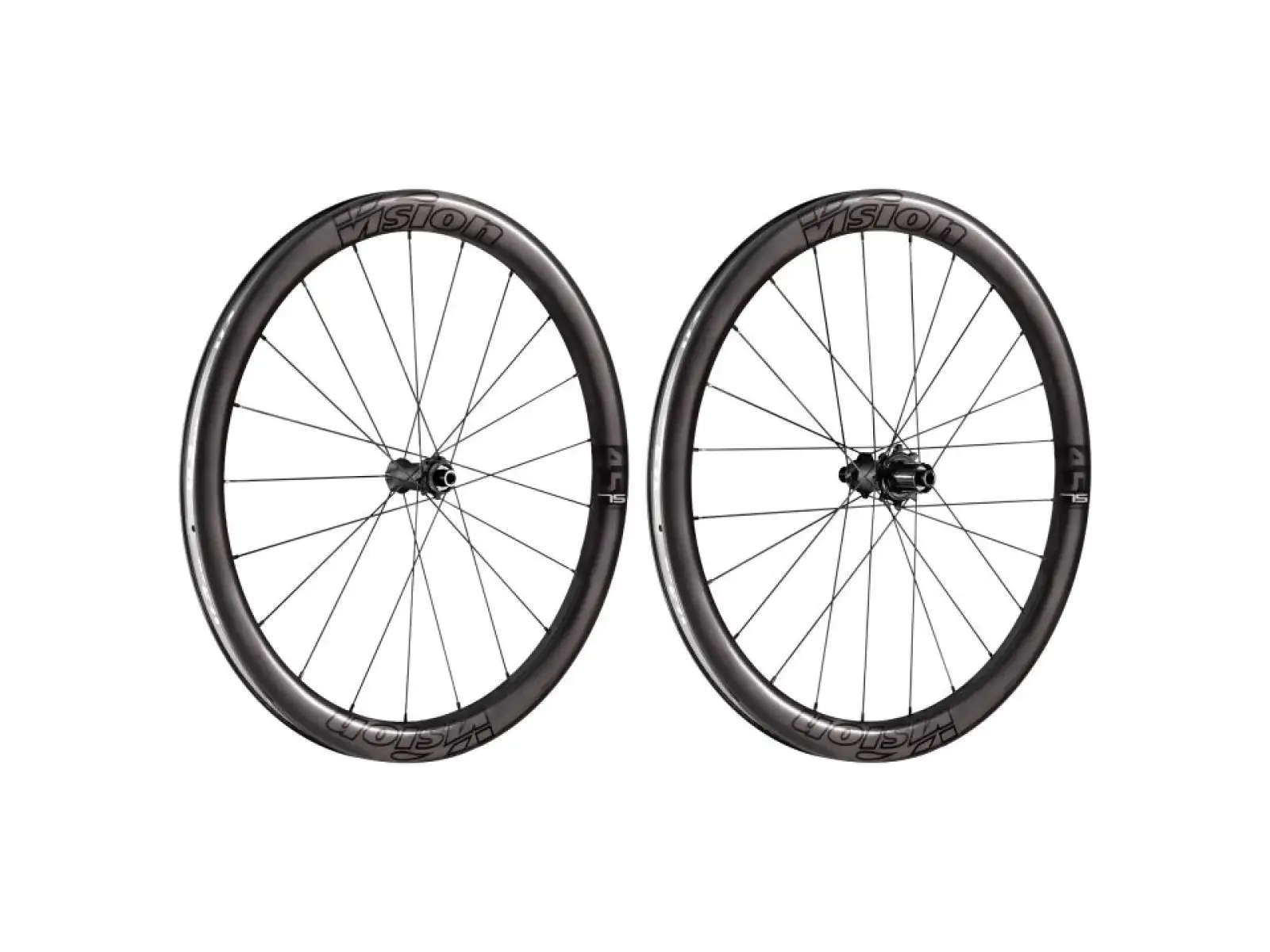 Vision Metron 45 SL Disc Straßenrad Laufräder mit Speichen in Nussbaum Sram XDR