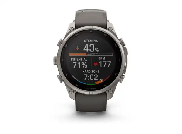 Garmin Fénix 9 Pro inReach Solar 47 mm Titan Pebble Gray/Silver Gray