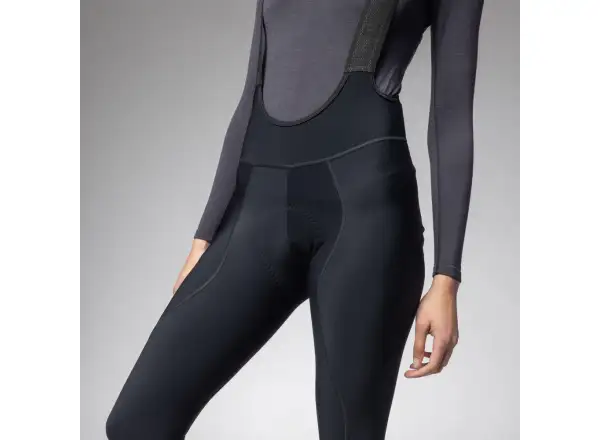 Alé Pragma Winter Damen warme Trägerhose mit Einsatz schwarz