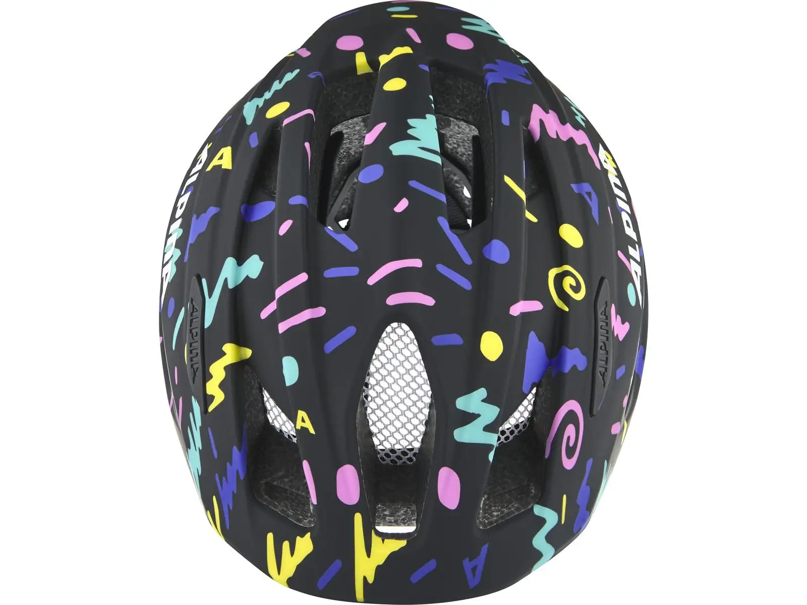 Alpina Pico Kinderhelm Black Confetti Gloss