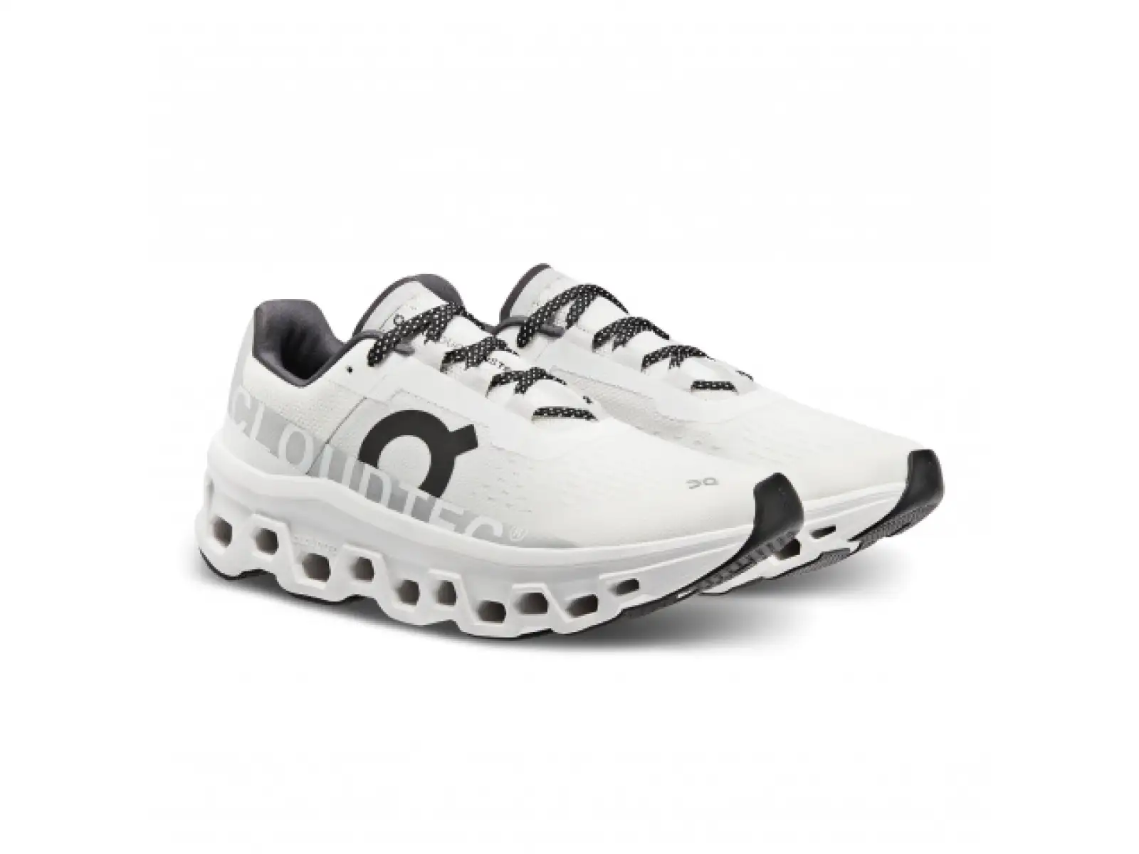 On Cloudmonster Herren-Laufschuhe Undyed White/White