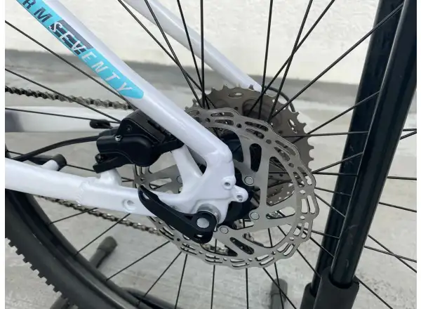 Rock Machine Storm INT e70-29 Lady in Pearl White/Light Mint/Dark Silver E-Bike.