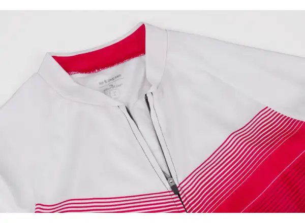 Etape Violet Damen-Trikot Kurzarm – Rosa/Schwarz