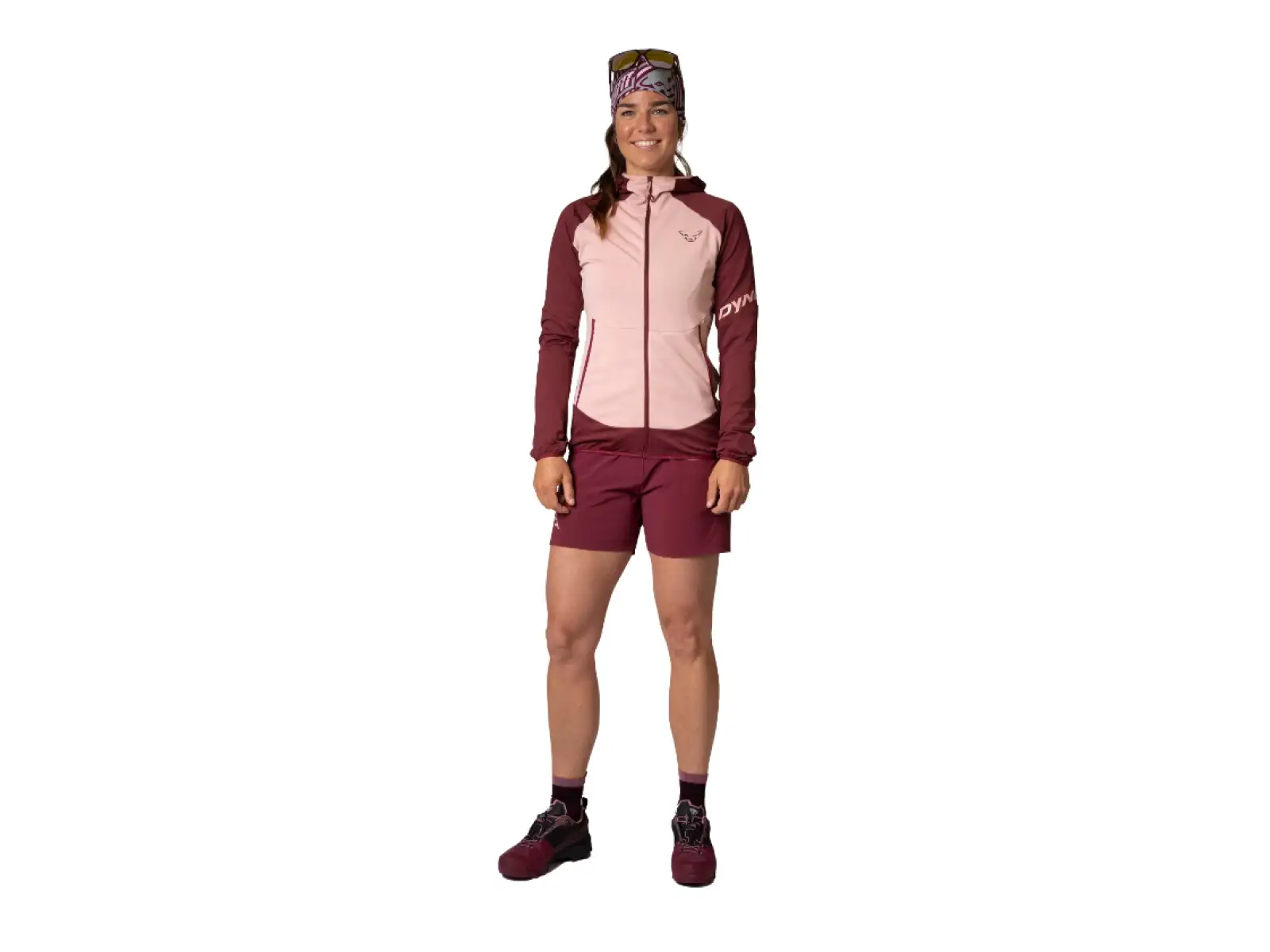 Dynafit Transalper Hybrid Damen Shorts Burgundy