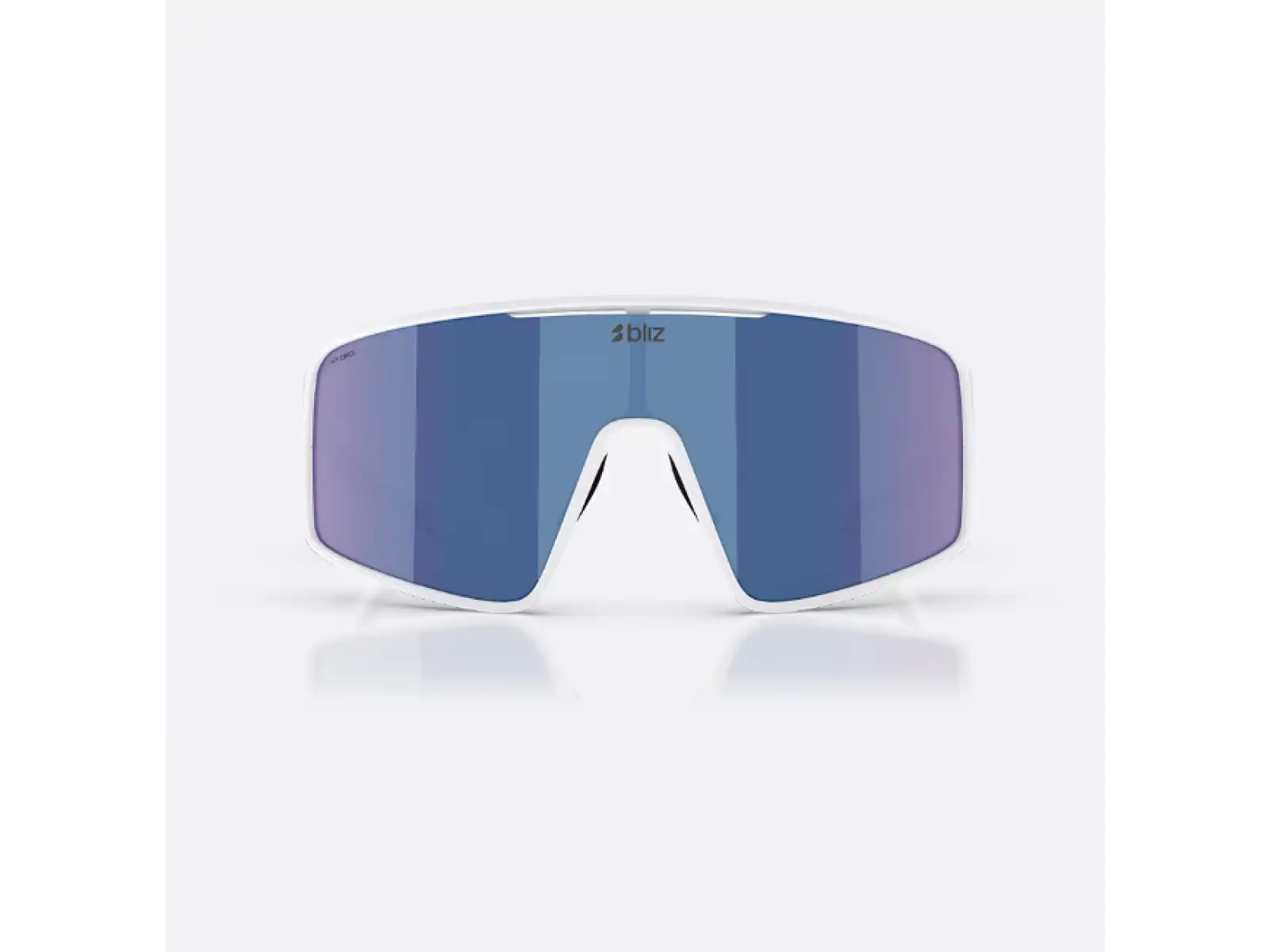 Bliz P001 Sonnenbrille – Weiß mit Grey Blue Multilayer