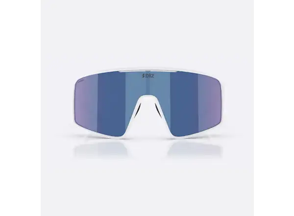 Bliz P001 Sonnenbrille – Weiß mit Grey Blue Multilayer
