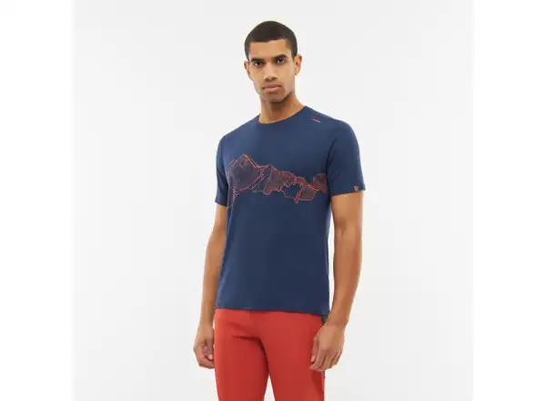 Viking Lenta Bamboo Herren T-Shirt Kurzarm Blue
