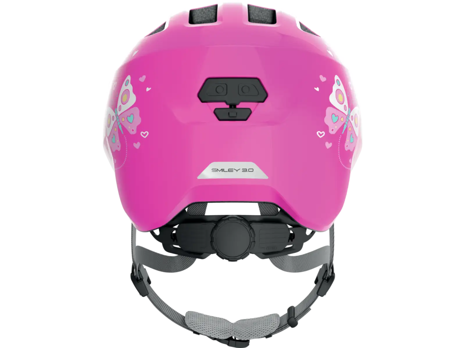 Abus Smiley 3.0 Kinderhelm Pink Butterfly