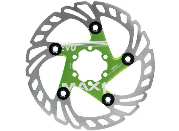 MAX1 Evo Bremsscheibe 160 mm grün.