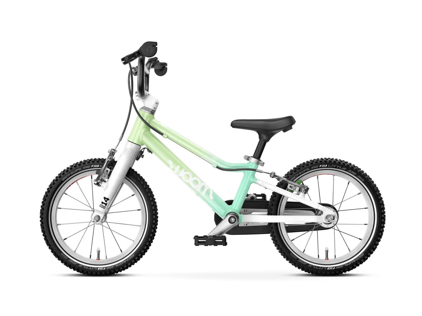 Woom GO 2 Kinderfahrrad 14 Spearmint Crush Limited