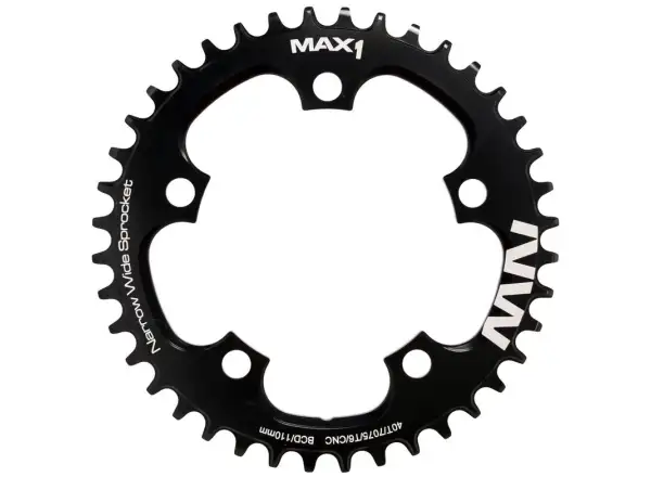 MAX1 Narrow Wide Kettenblatt BCD110, 40 Zähne, schwarz