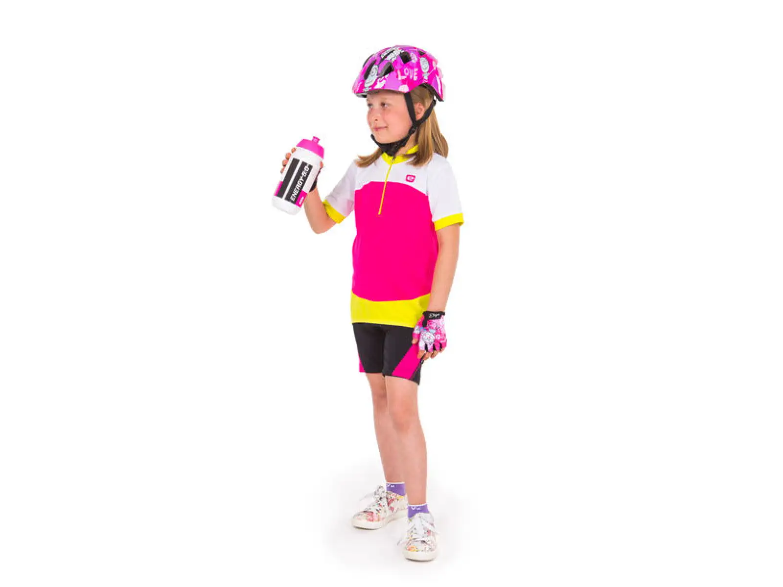 Etape Tiny Kinder-Fahrradhandschuhe kurz Rosa