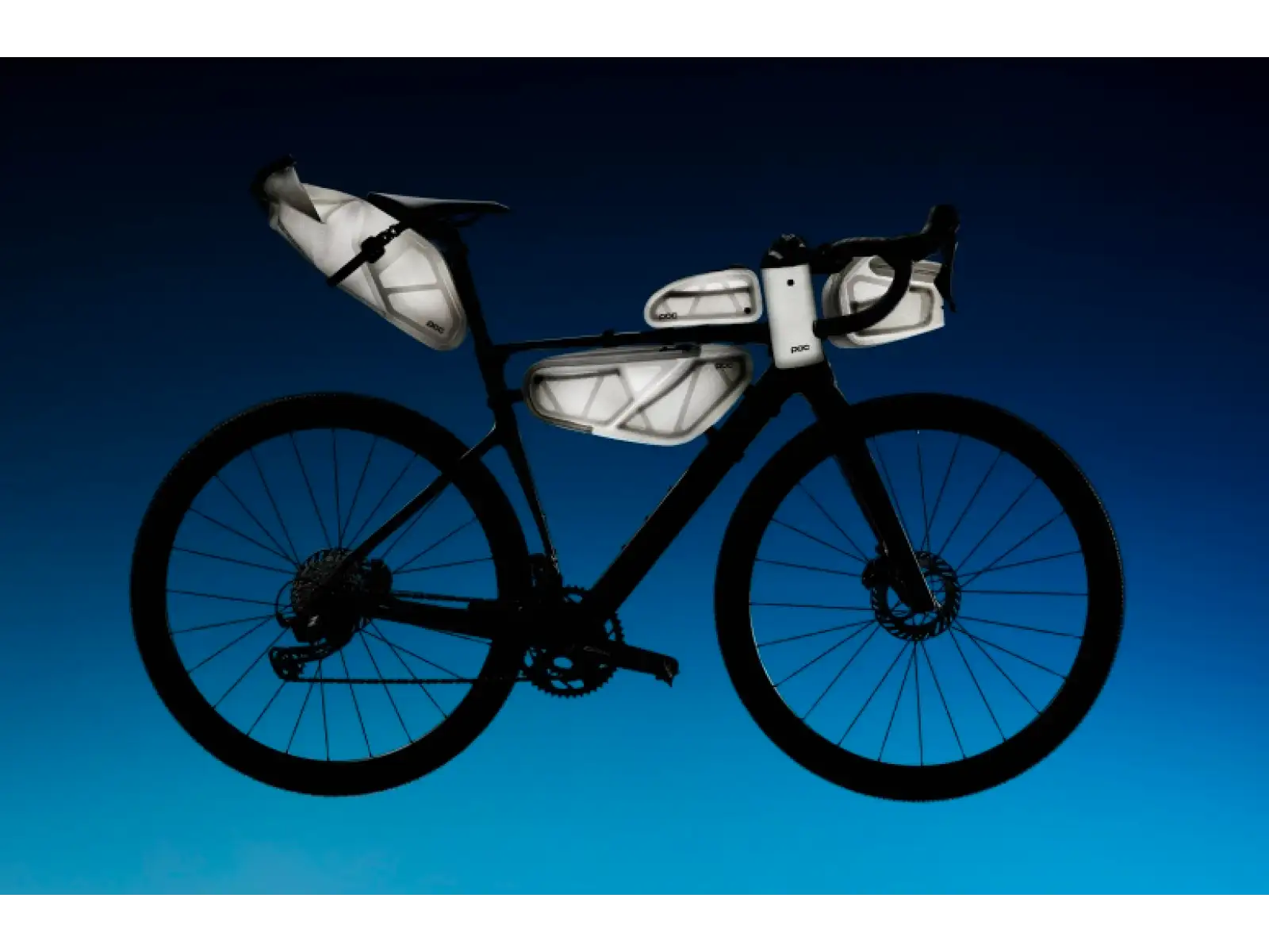 POC Ultra Top Tube Bag 1.7 l Oberrohrtasche Hydrogen White Translucent