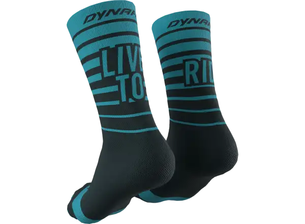 Dynafit Live To Ride Sportsocken Storm Blue.