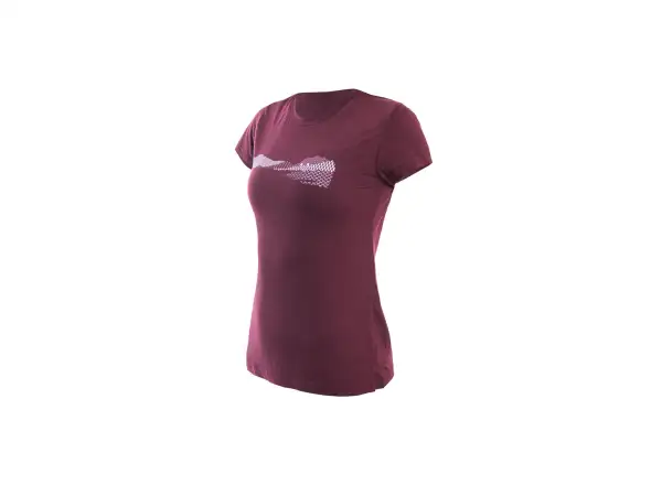 Sensor Merino Air PT Hills Damen T-Shirt Kurzarm Port Red