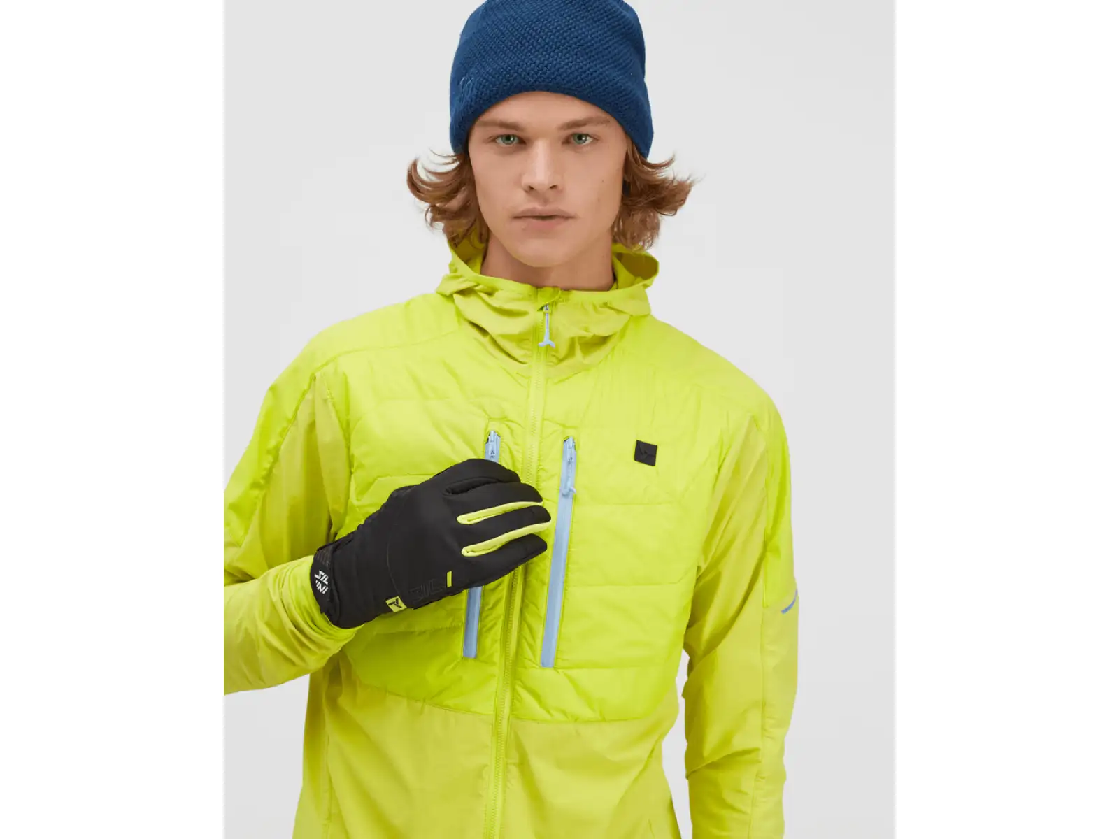 Sivini Core Herrenjacke Limette/Blau