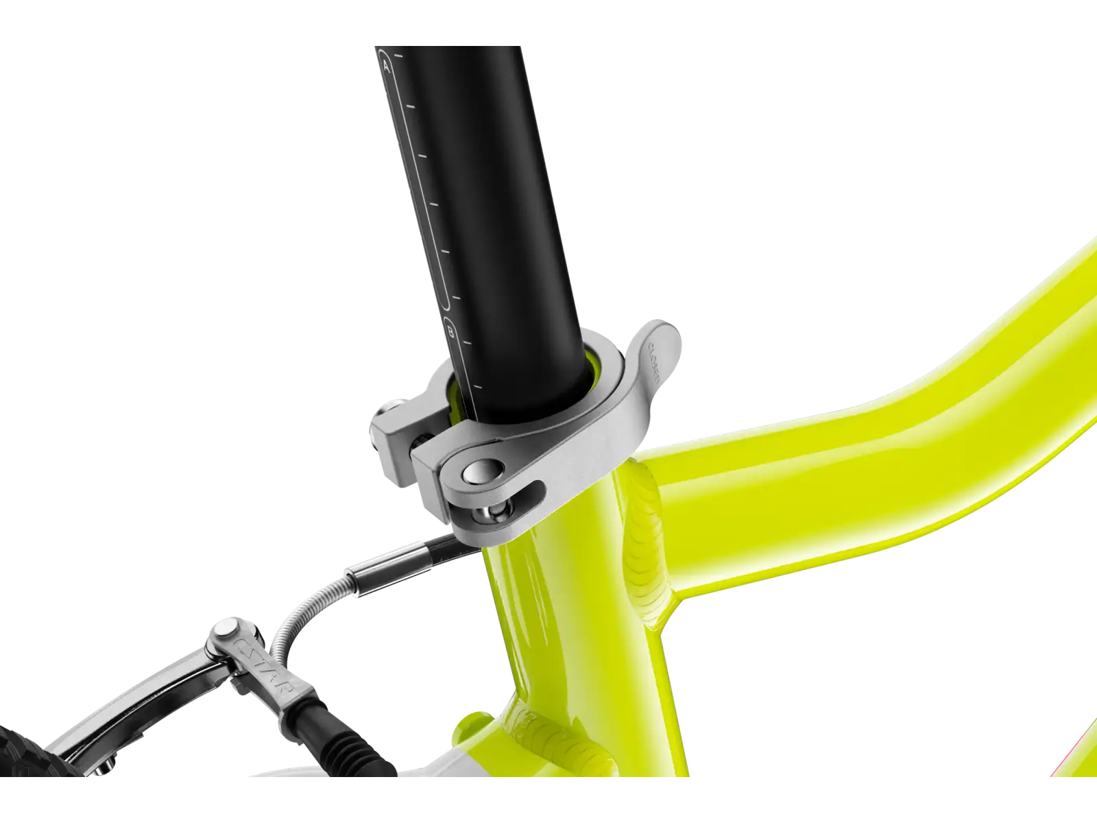 Woom GO 4 Kinderfahrrad neon lime