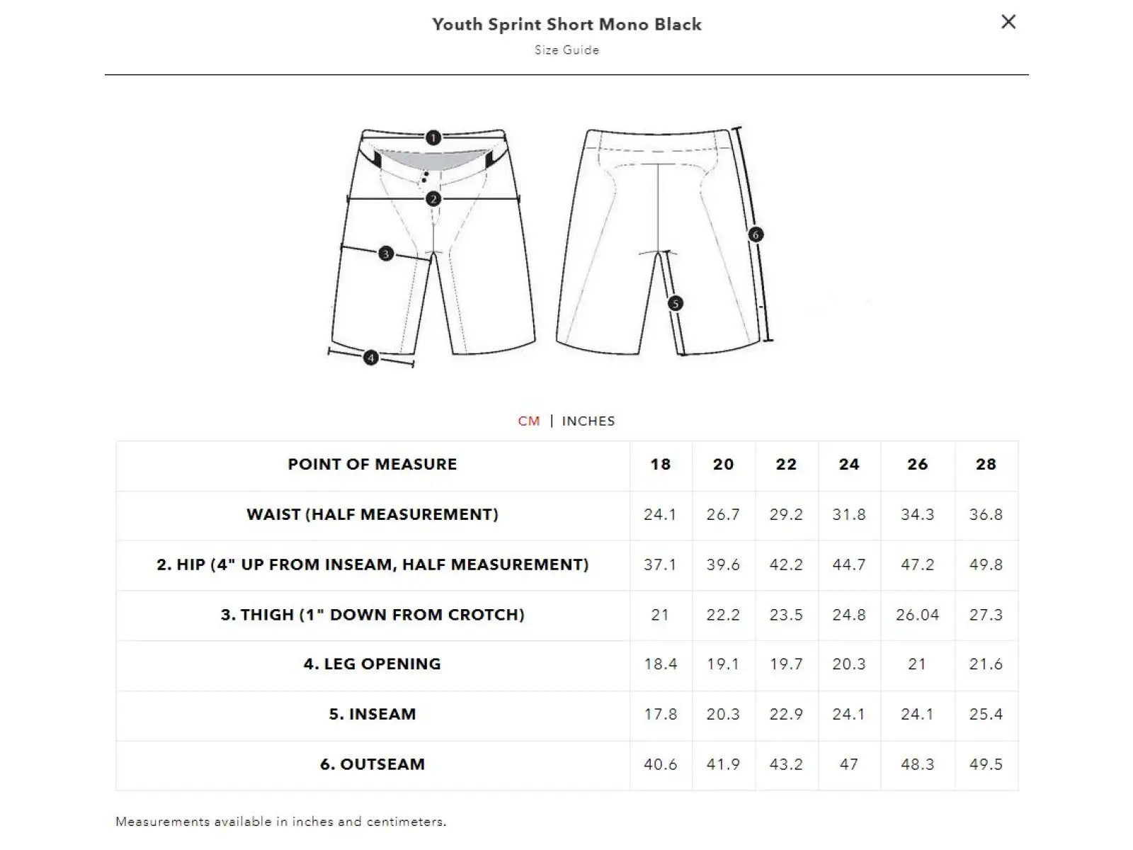 Troy Lee Designs Sprint Mono Kinder Shorts Black