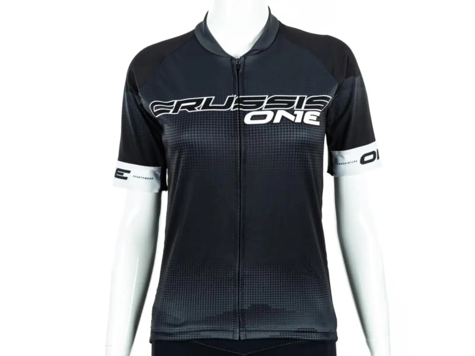 Crussis One Damen Kurzarmtrikot schwarz/weiß
